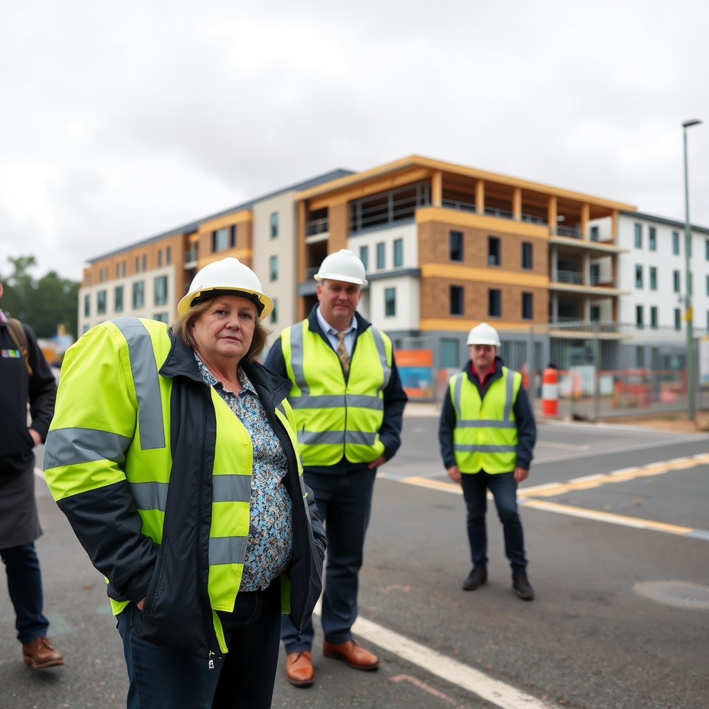First Minister Visits New £120m Health Complex Site